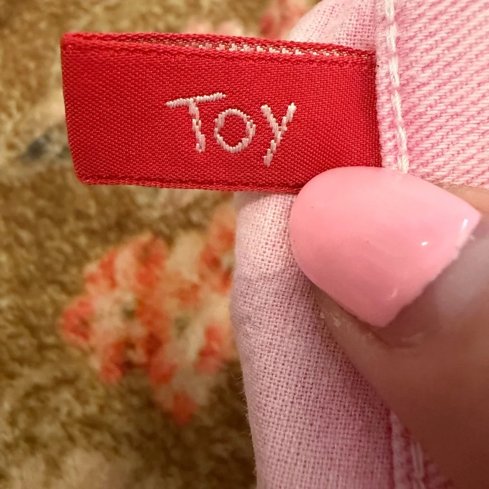 Fornarina Light Pink Women's Flare Jeans - Picture 5 of 6